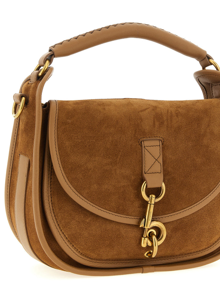 Burberry Messenger B Clip Crossbody Bags - Beige | c80e3ff73aa18890638bb2f322d33e3f851ba628