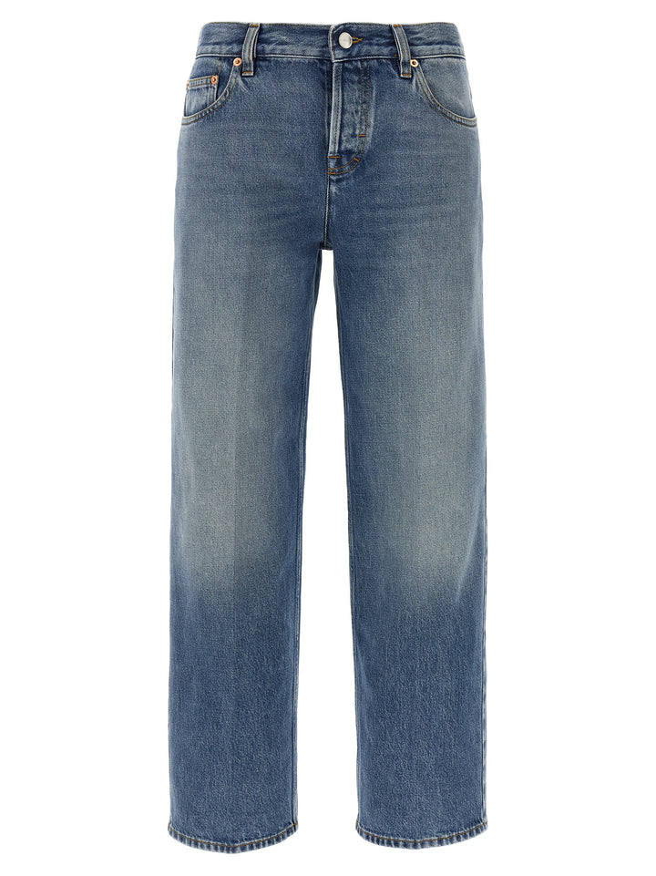 Gucci Straight Leg Jeans - Light Blue | e630a7cf3ce2ffba6babb5dbb01863aa29375a40