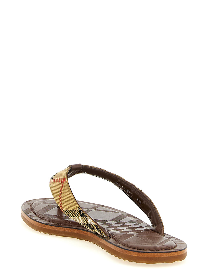 Burberry Pavillon Sandals - Beige | 1002ebdc3b75dd5f2103e65dd90e60ad428d7d6e