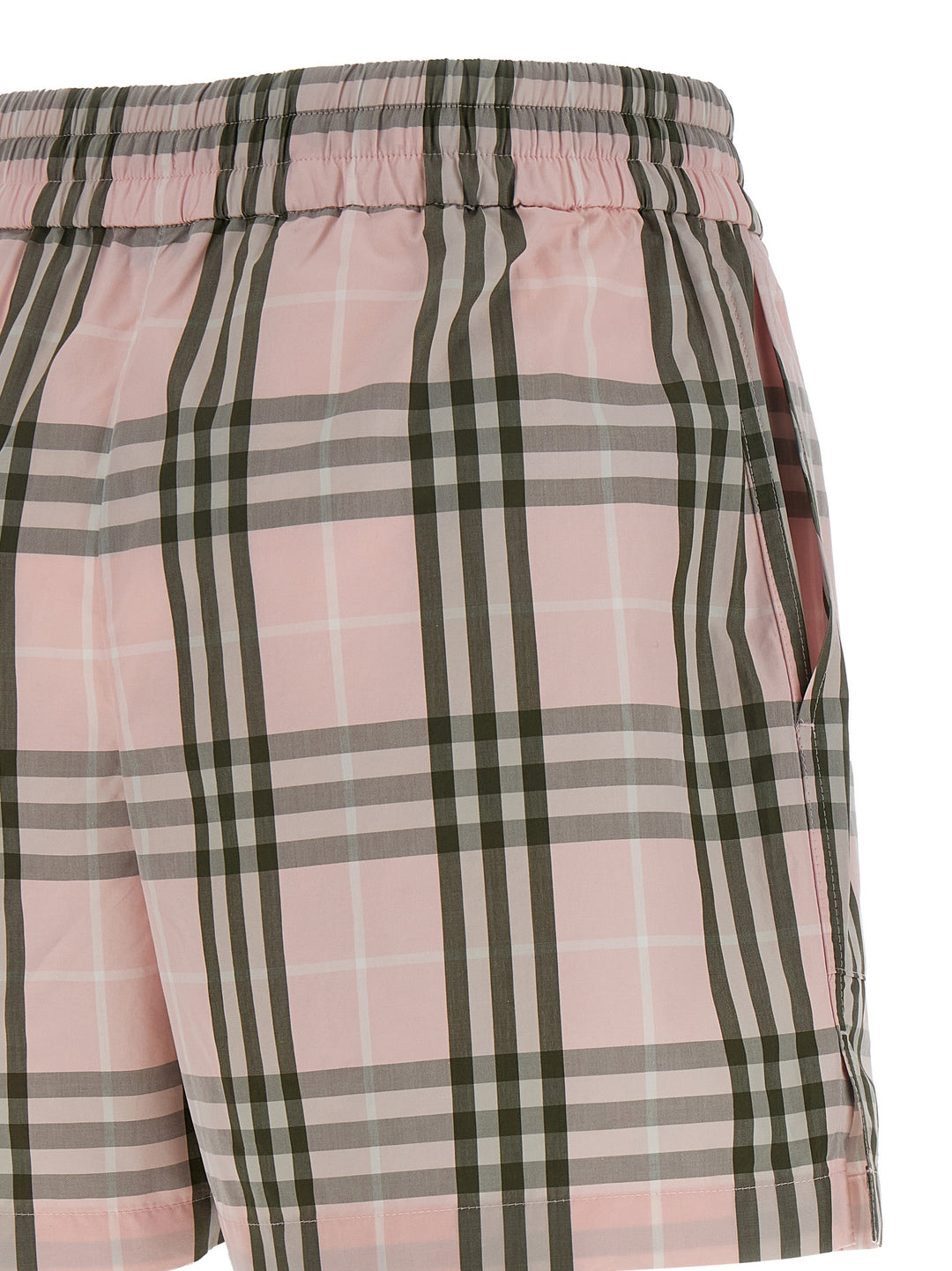Burberry Evelyn Chk Bermuda and Short - Pink | 61ca85fcc5fba96aa48ce7472fc570cd05bacaea