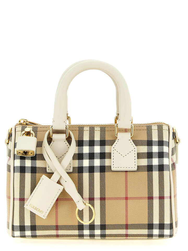 Burberry Mini Bowling Handbag Hand Bags - Beige | 1c8a711ad51a8e9a00cda9cc55e82fbb41758ba2