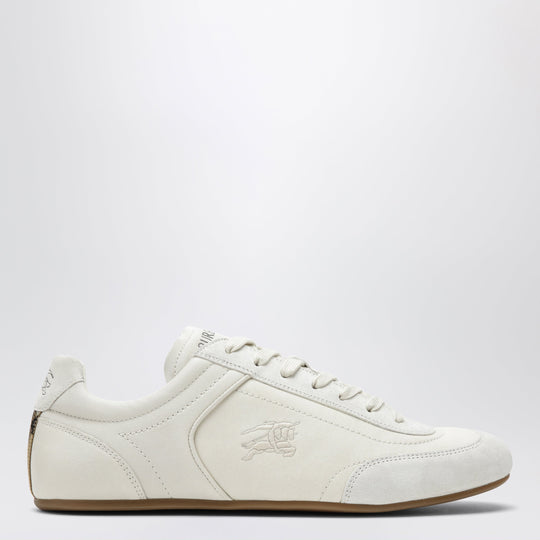 Beige Leather Knight Runner Trainers