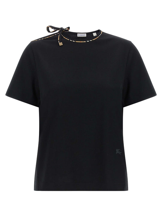 Frankie Bow T-Shirt Black