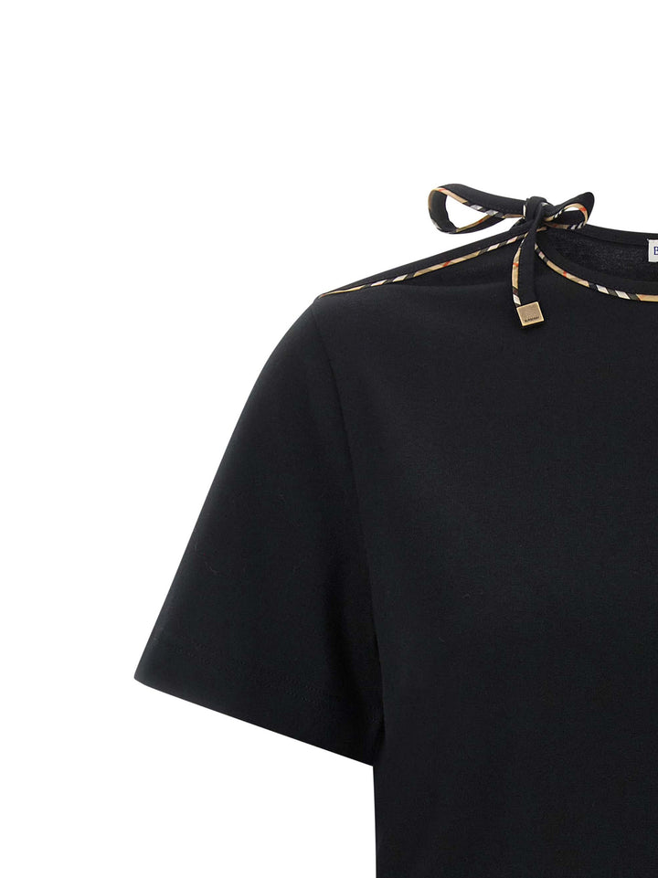 Burberry Frankie Bow T-shirt - Black | ade9e72df5c56bc38aab7a1ec13250d4b366bc10