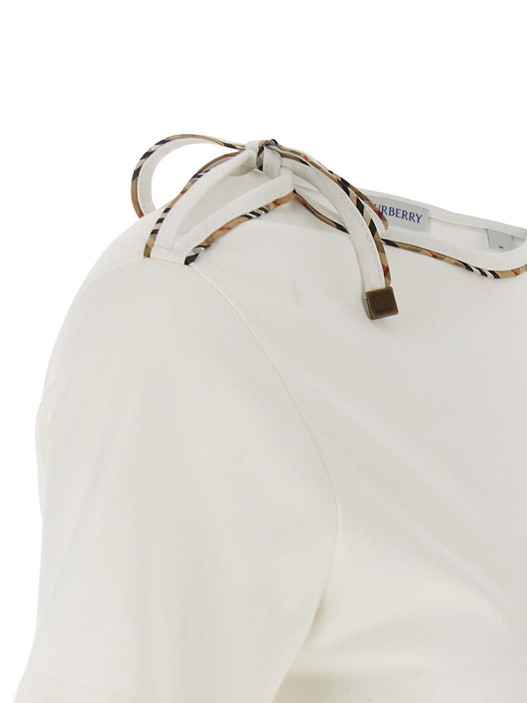 Burberry Frankie Bow T-shirt - White | 7b6757cae1d47f9186a9037c4283132a1c181f81