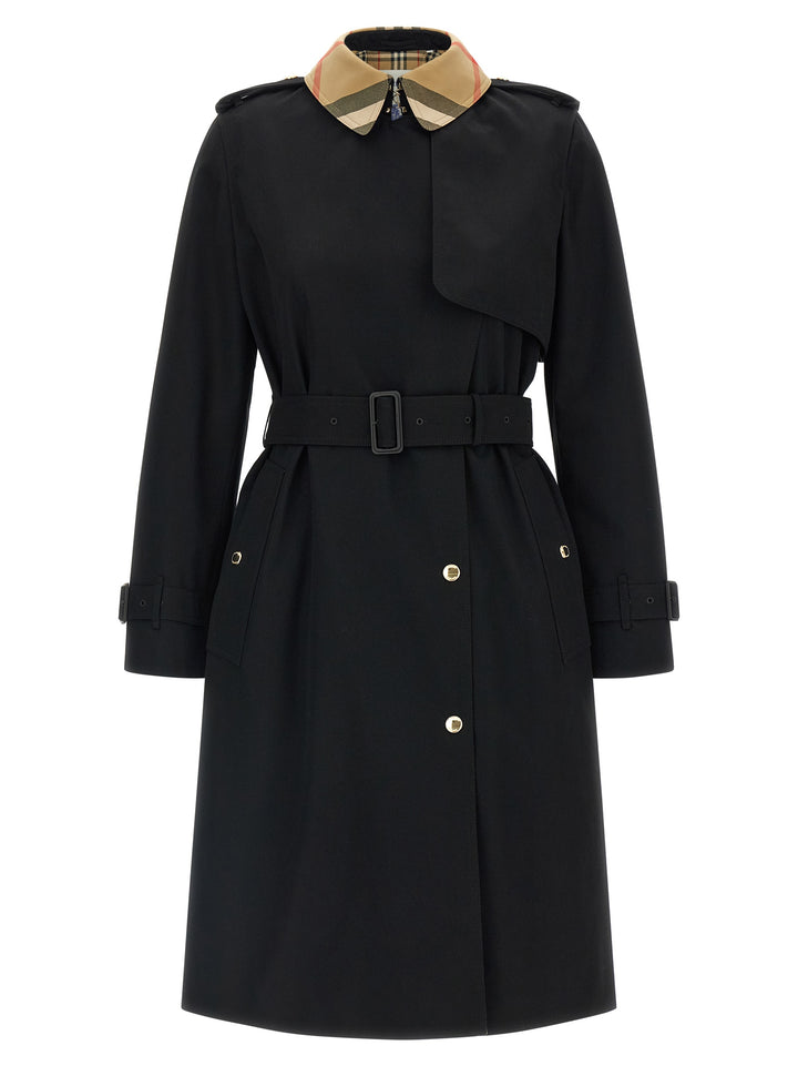 Burberry Sandridge Coats and Trench Coats - Black | e4748854158da740e47b42e271aab87f95a6bc96