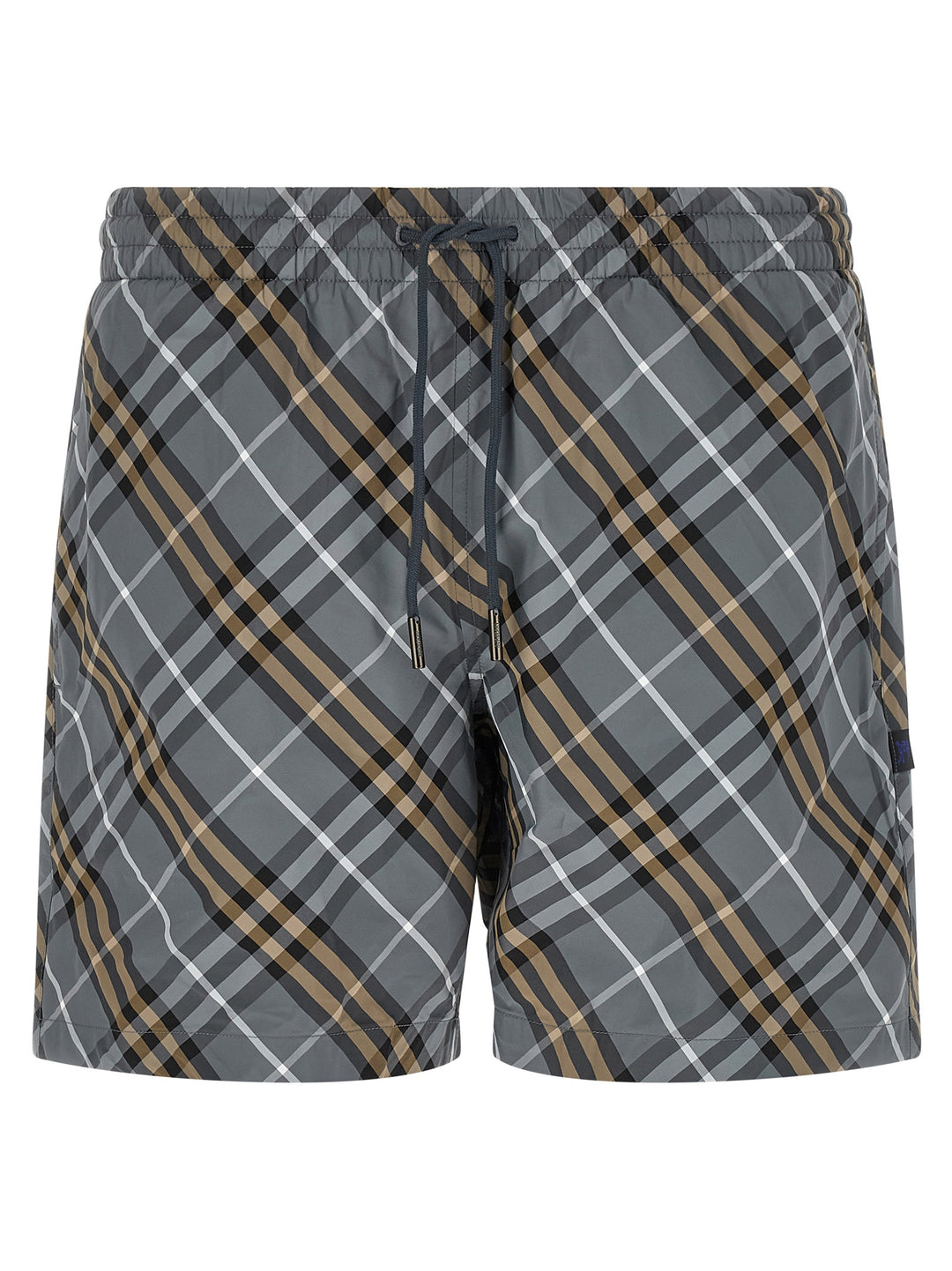 Burberry Swim Check Bermuda and Short - Blue | 41b15c4677f9272267364b4804d43d075a6a66a2