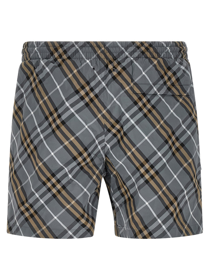 Burberry Swim Check Bermuda and Short - Blue | 764b997146a0b6fc72a3f8c451606f3e4ae20637