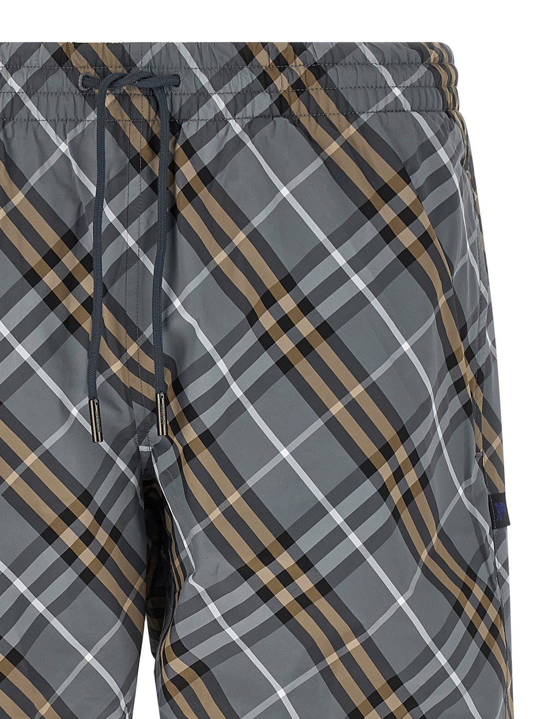 Burberry Swim Check Bermuda and Short - Blue | 764a98a2be5e884338f65c919b6801f4d5eeefd5