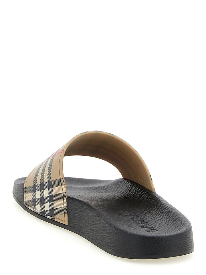 Burberry New Furley Sandals - Beige | a42131157a7d91aae26731f819565a6d5b77ddfc