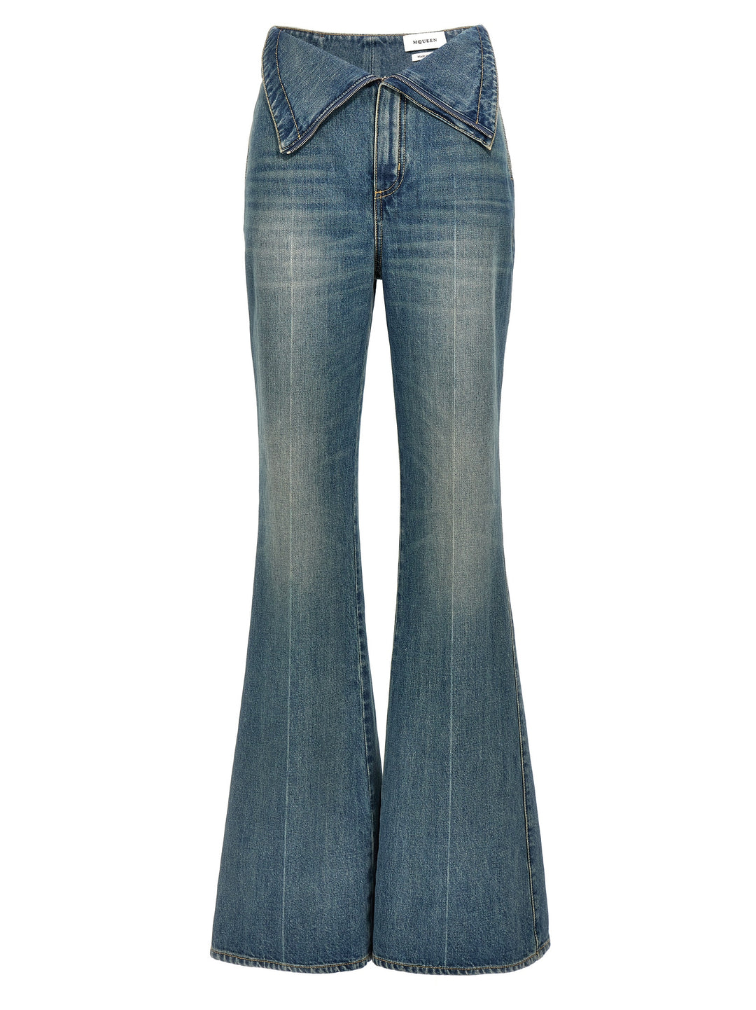 Mcqueen Denim Pants Jeans - Blue | 0bc308657a99645414100caab772ca66c09b0717