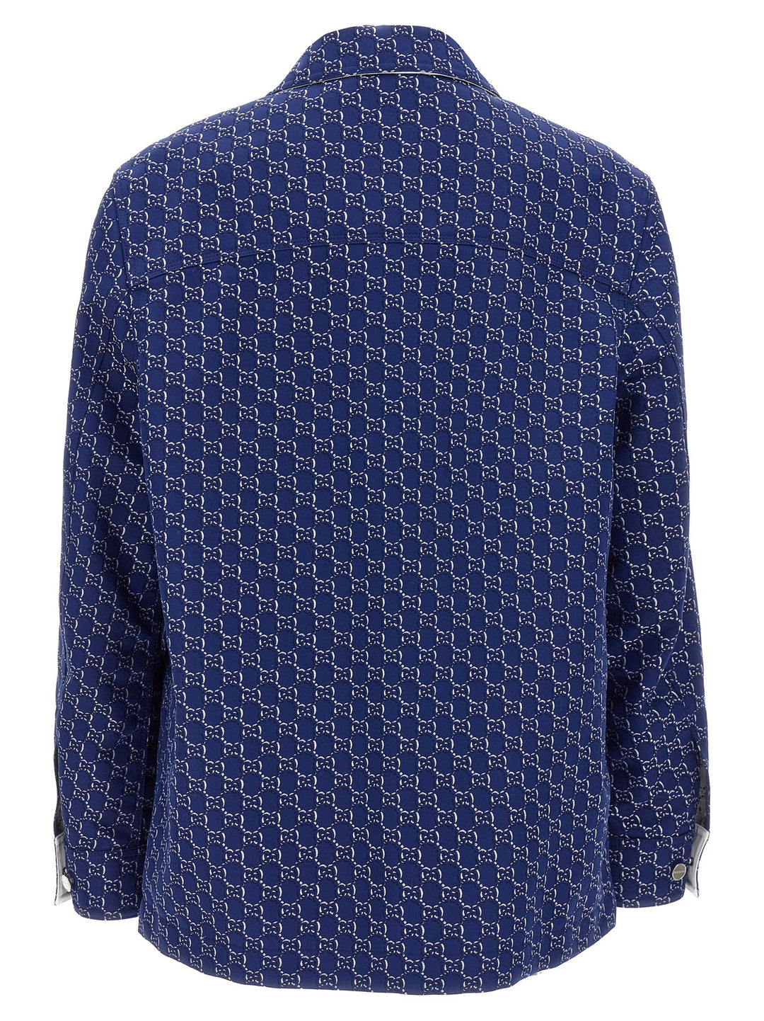 Gucci Gg Shadow Puffer Jackets - Blue | 5aa56fa6afc421edecaea23d436f379f8c29baea