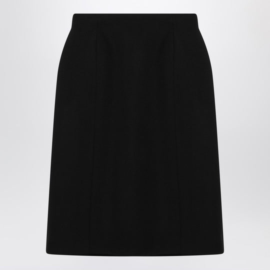 Black Hourglass Midi Skirt