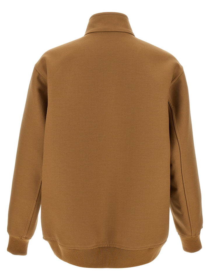 Gucci Wool Jacket Puffer Jackets - Brown | 2b3049ba673fa5aee041edb753fd183e3ff96c0a