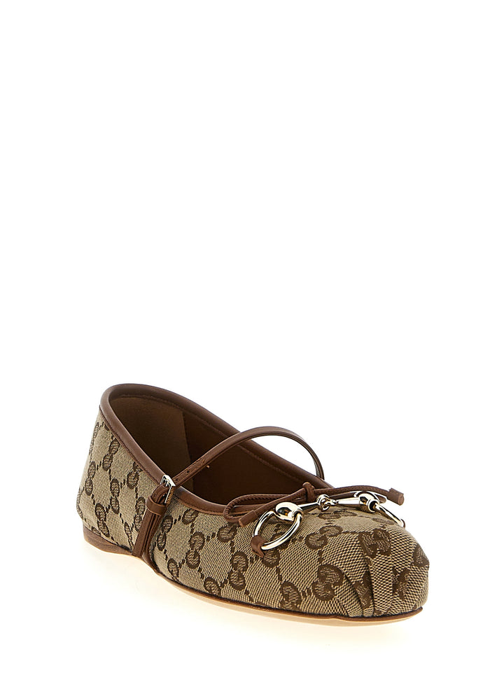 Gucci Donna Gucci Flat shoes - Brown | 07a60f95ea848372f18810e27f8197e6c4957033