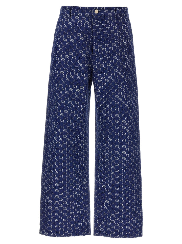 Gucci Gg Shadow Pants - Blue | da10c5c3090173752250833b64efe9a9e9bcb3fe