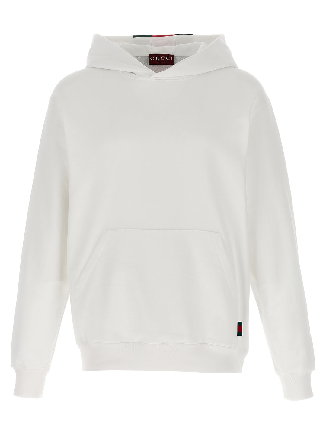 Gucci Nastro Web Hoodie Sweatshirt - White | f3ee7c9bdf3bc34bb7c8f3e26d5359c0a36329ef