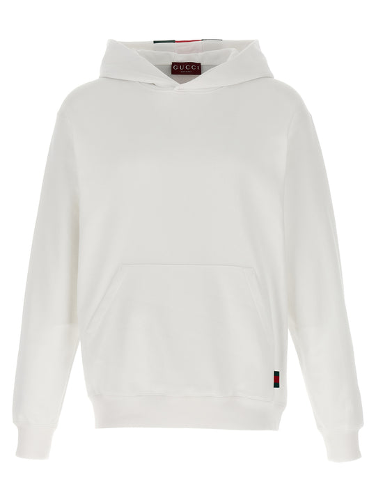 Nastro Web Hoodie Sweatshirt White