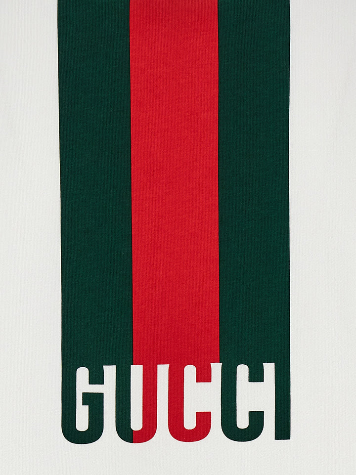 Gucci Nastro Web Hoodie Sweatshirt - White | 46a1a8cc9cd8c474ffab7fb92c434f287a080665