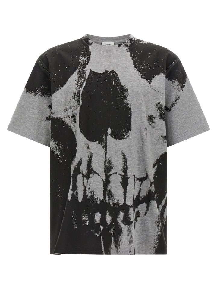 Mcqueen Skull T-shirt - Gray | cafafd7aa67069cd52b52cc16234780958b40ed3