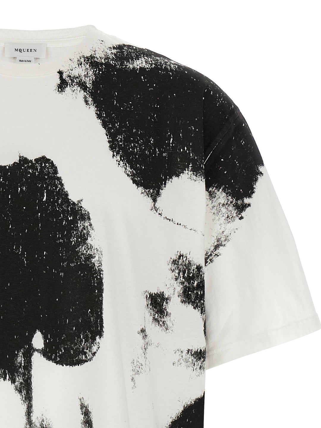 Mcqueen Skull T-shirt - White/Black | 8a4c414ee03aefb14e8983cd9e75738d3e14d4d6