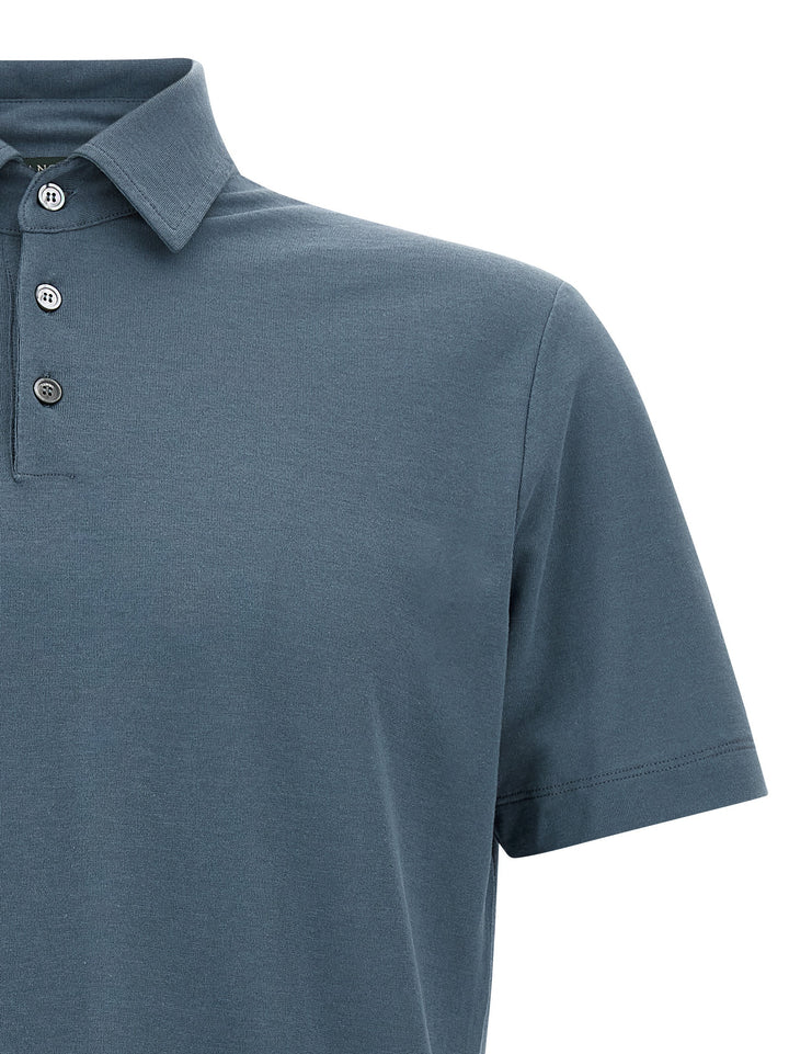 Ice Cotton Polo Blue