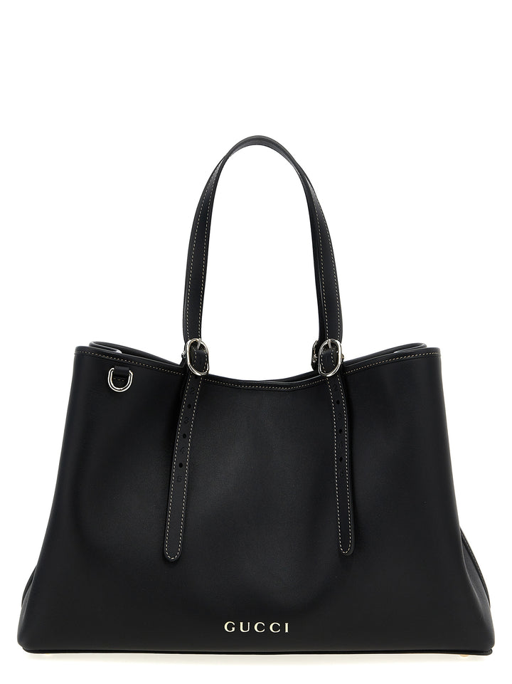 Gucci Gg Emblem Tote Bag - Black | 292710fff19c585591b96837fe58486b73e636f1