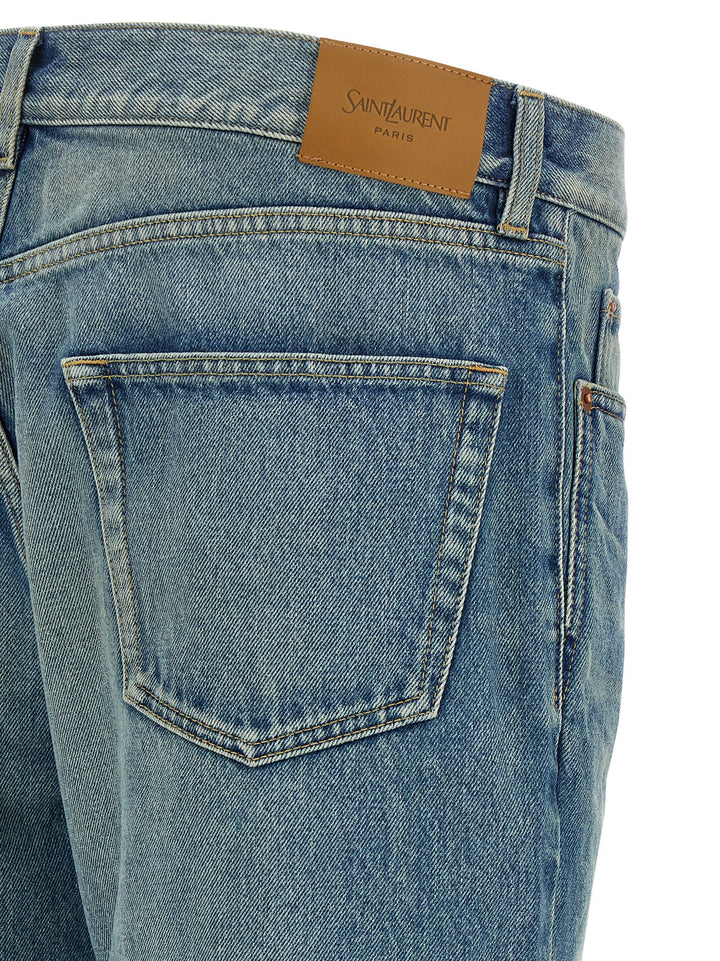 Saint Laurent Mick Jeans - Blue | 888151567e23a65973ff421a5b21f0a9c87f2e85