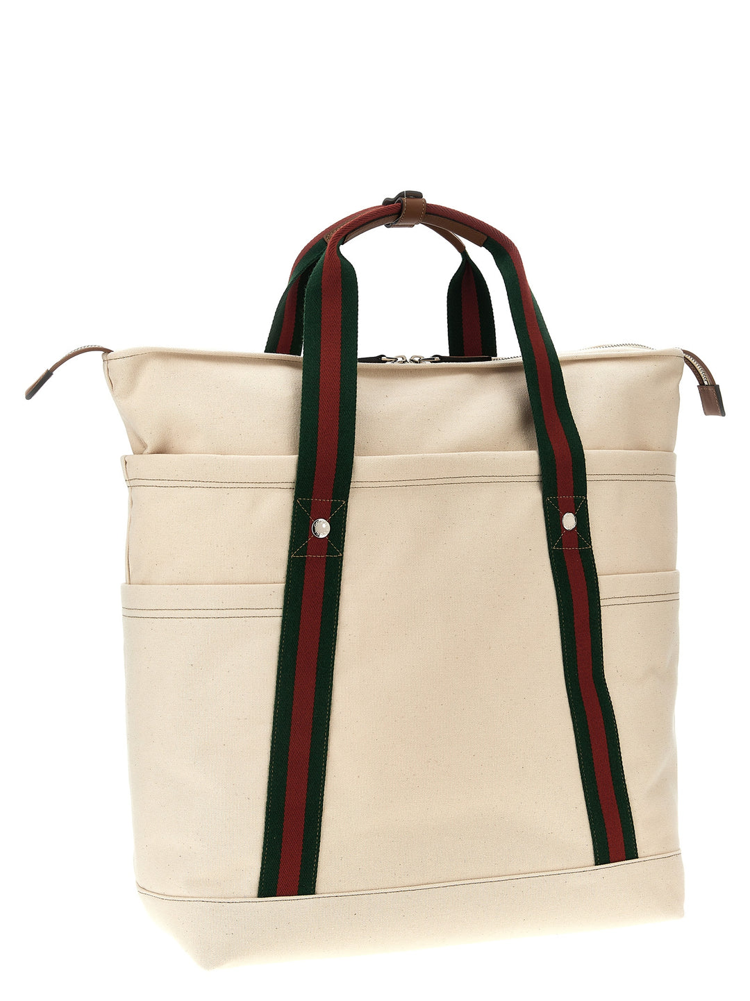 Gucci Large Coat Of Arms Shopping Tote Bag - White | 79bdca5b2cbae39c54682a62eb9292163531efcc