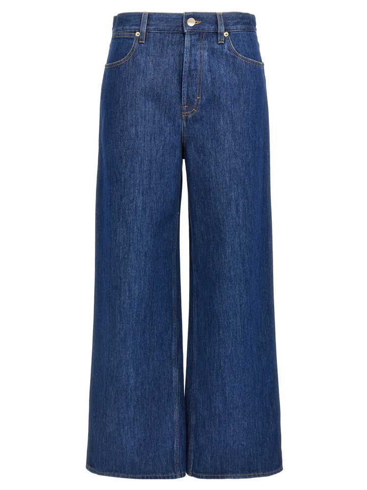 Gucci Cotton Jeans - Blue | ef3a38cda24b562928b60f4ee53c5e82f5901653