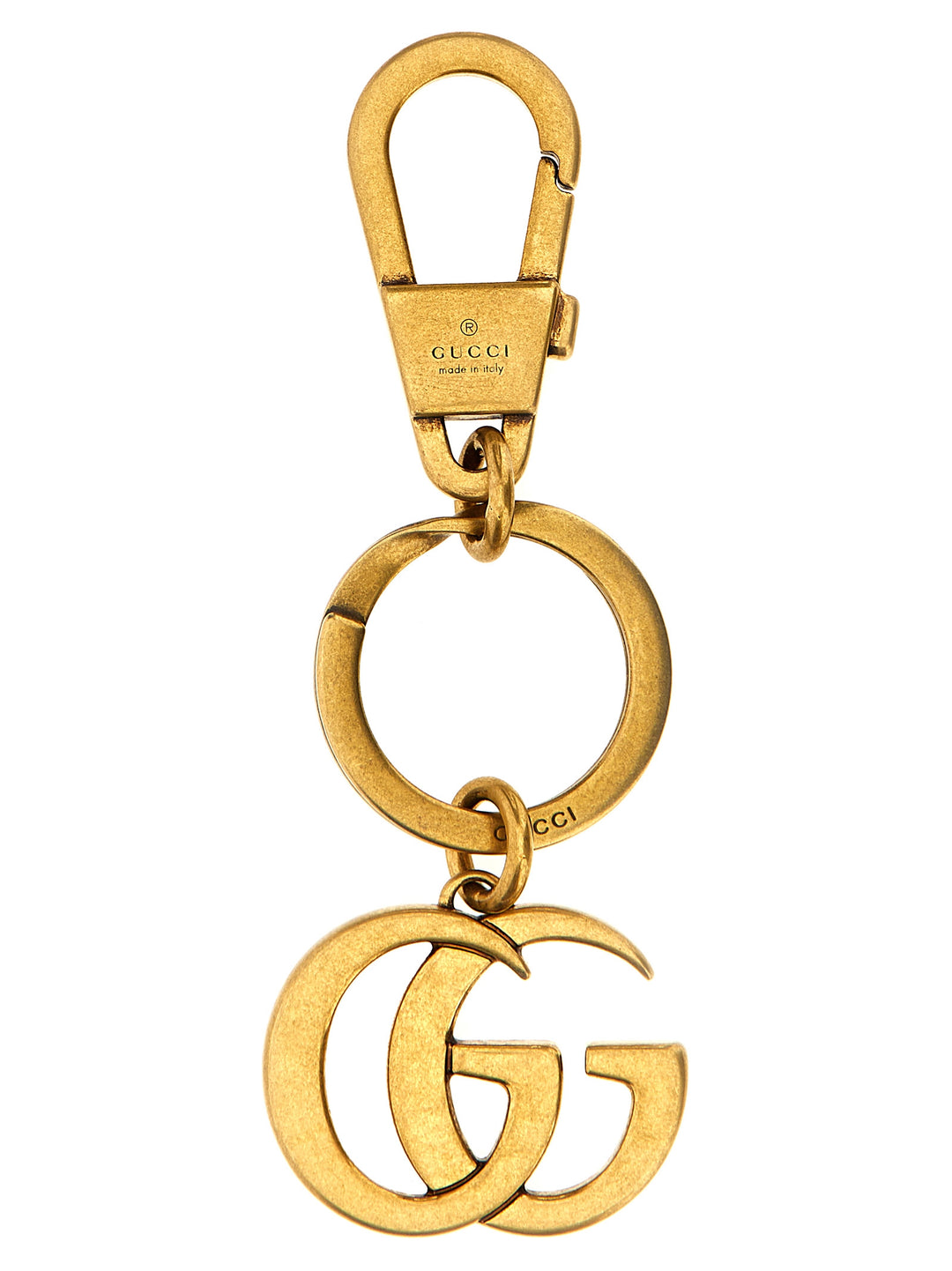 Gucci Doppia G Keyring - Gold | dbb3668d42f7467970584f75bf6a9a29536b6466