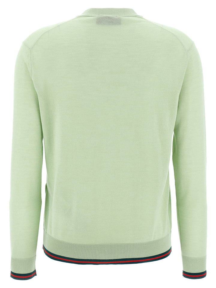 Gucci Cardigan Web Sweaters and Cardigans - Green | 88f359d65c4f2eeaaf2592559a9eda0ae2f1b2ee