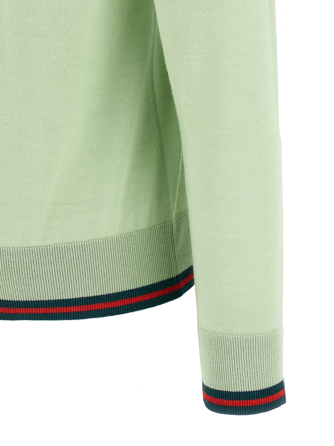 Gucci Cardigan Web Sweaters and Cardigans - Green | 84e977e388719ce0bb8db48c0e3db4dce048c9d5