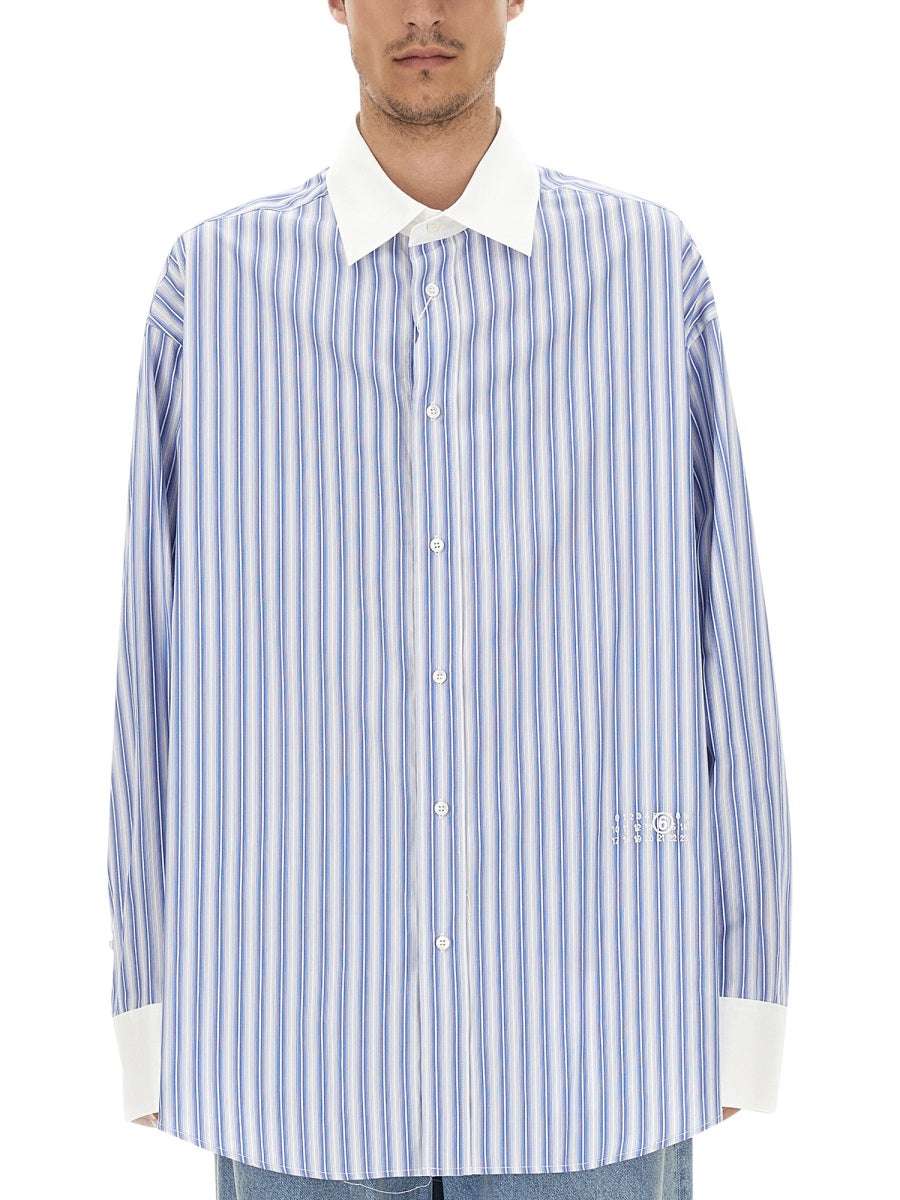 MM6 Maison Margiela Shirts - Light Blue | Wanan Luxury