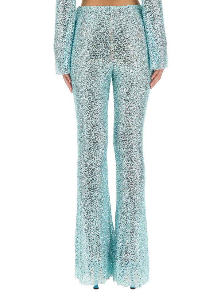Self-Portrait Pants - Light Blue | Wanan Luxury