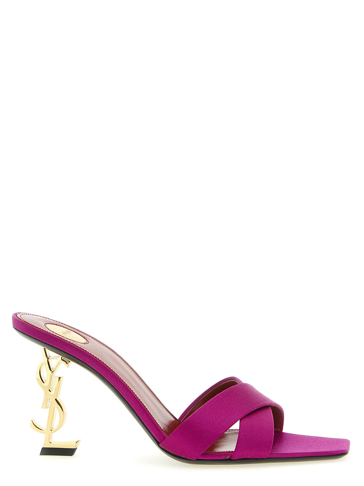Saint Laurent Opyum Sandals - Fuchsia | 4f3d04b189d351fe54b1181d255457a0f4206fcb