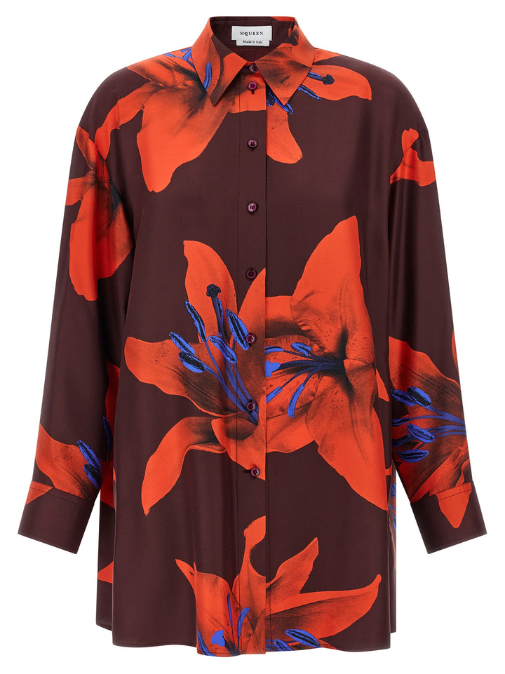 Mcqueen Flame Lily Shirt and Blouse - Multicolor | fdbee082d3603e25dcf20220c41cde9ceb6a0bd4