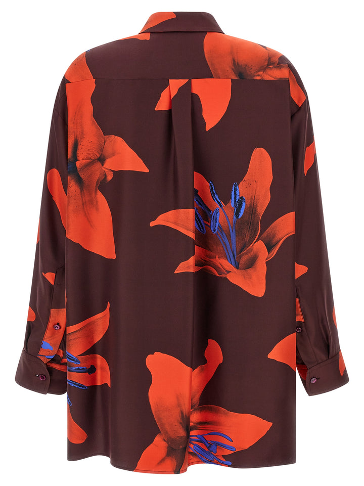 Mcqueen Flame Lily Shirt and Blouse - Multicolor | bb45f4dfdc587a03413ec198ec2586cba45faed6