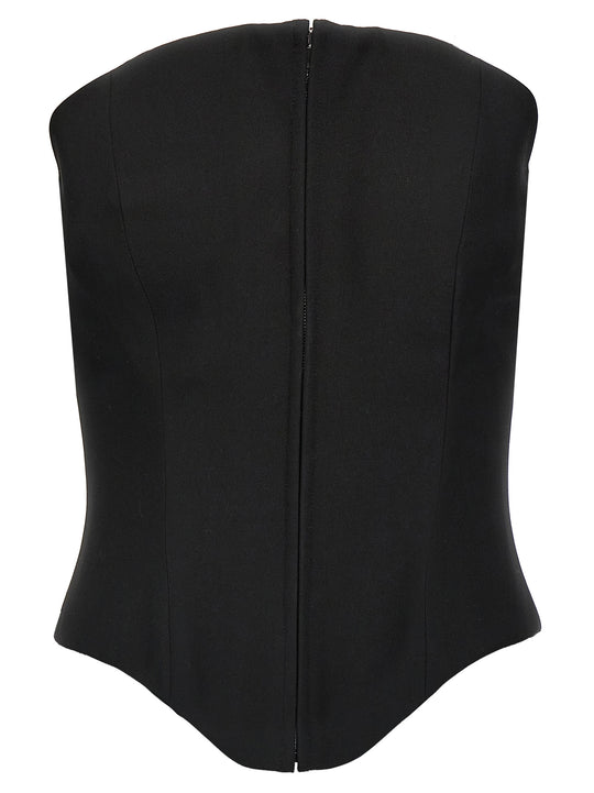 Corset Top Tops Black