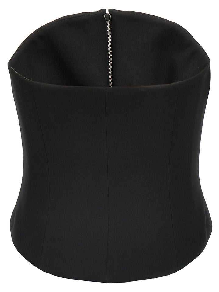 Mcqueen Corset Top Tops - Black | 723b09d57a613fd582c48c52f65a522334227745