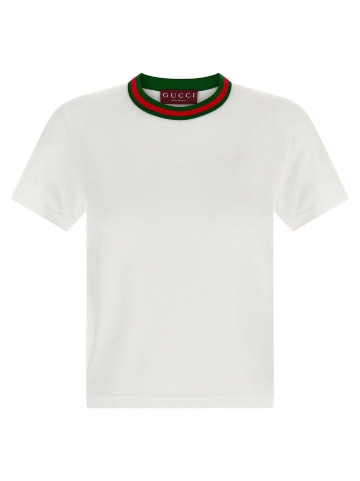 Gucci Web T-shirt - White | e57254dcba14c3551281338174eb6df3a0be762b