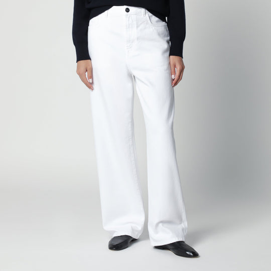 Bruun Signature White Baggy Jeans