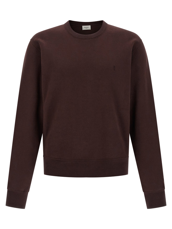 Saint Laurent Cassandre Sweatshirt - Bordeaux | d074b7debbecf7da8b12e937166e58887b1408a9