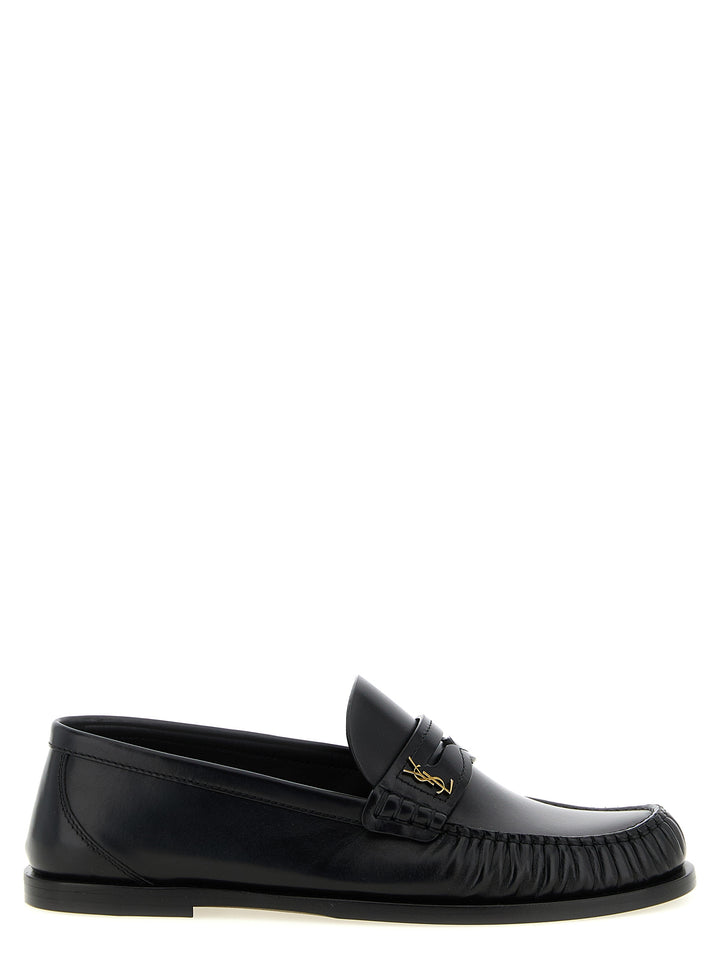 Saint Laurent Laurent Loafers - Black | ad671f8688f5796fc6636e18b9e7ed49712fca17