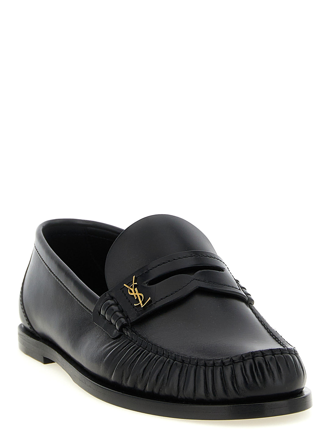 Saint Laurent Laurent Loafers - Black | 200328439e5e17b5084b31e323eb273da0fa99a6