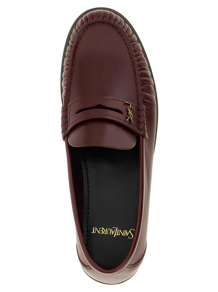 Saint Laurent Laurent Loafers - Bordeaux | d3b9f9a1a5b445726c28a097b6f14d4fa2615fa3