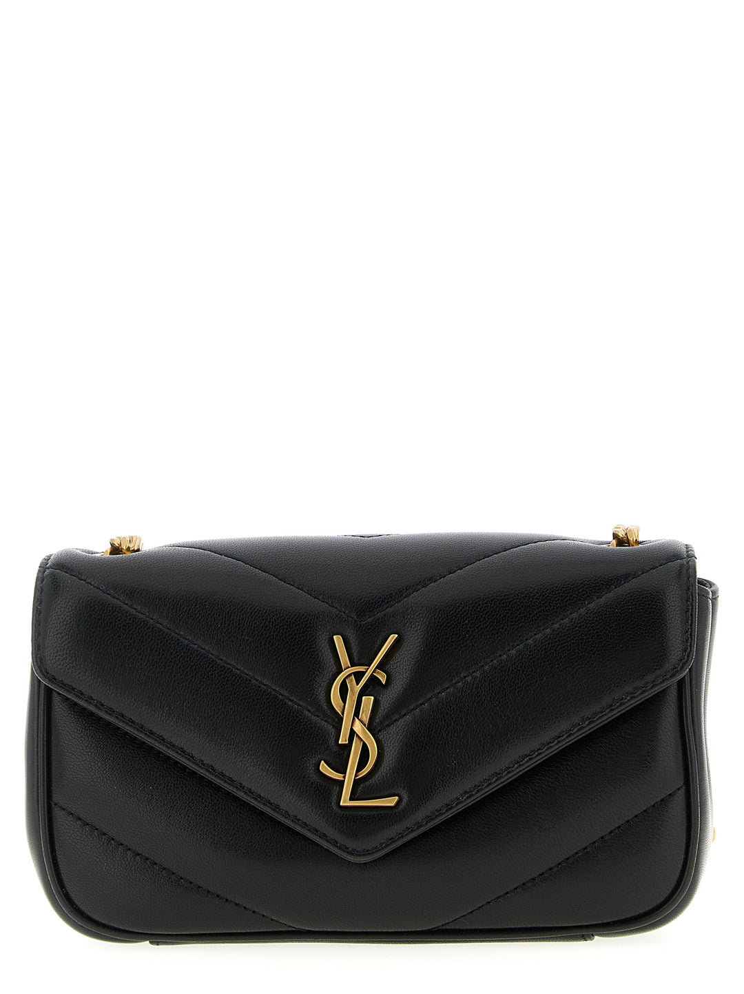 Saint Laurent Loulou Crossbody Bags - Black | 855147bab73dc9094e97c79a7068f728f9397f4b