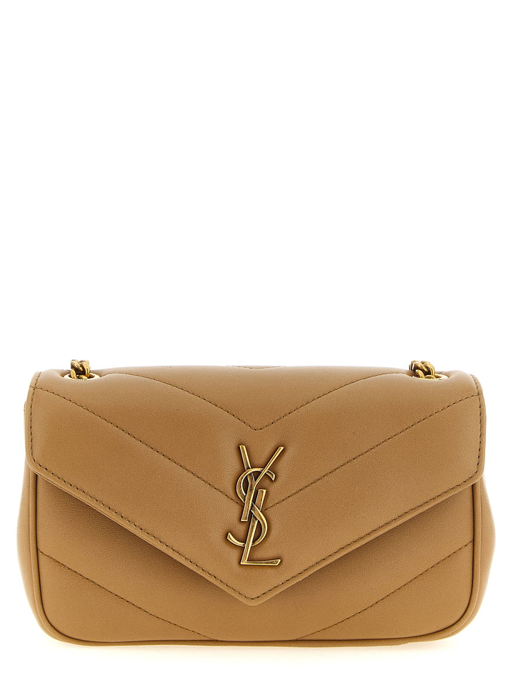 Saint Laurent Loulou Crossbody Bags - Beige | e64591e0a43f3e09833620ddc0faea680150f5e6