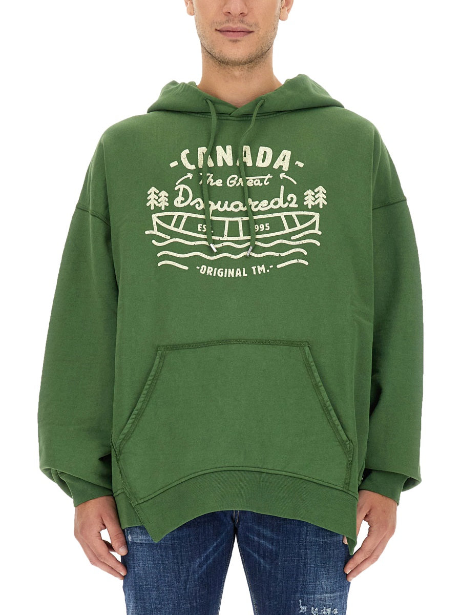 Dsquared2 Sweatshirts - Green | Wanan Luxury