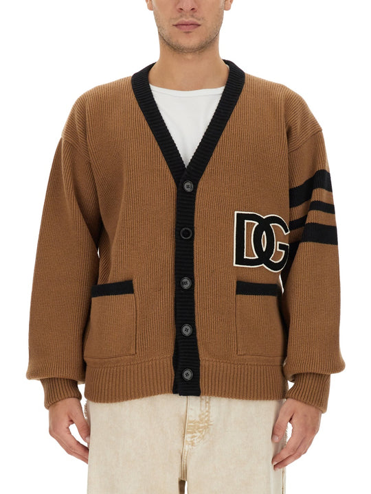 English Rib Wool Cardigan